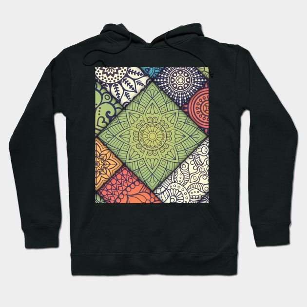 Islamic Pattern Design Hoodie by Islanr